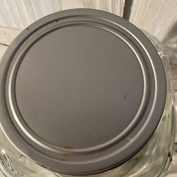 Anchor Hocking Glass Cracker Canisters with Aluminum Lids, Set of 3 - Picture 4 of 4